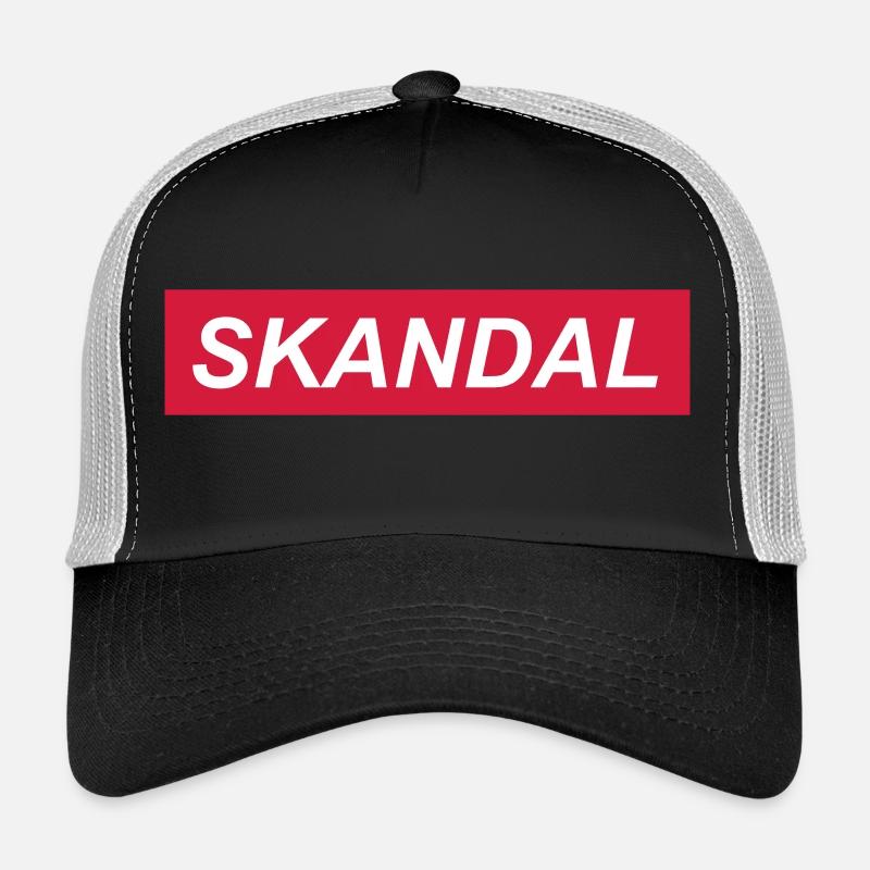 Skandal - Trucker Cap - Schwarz/Steingrau