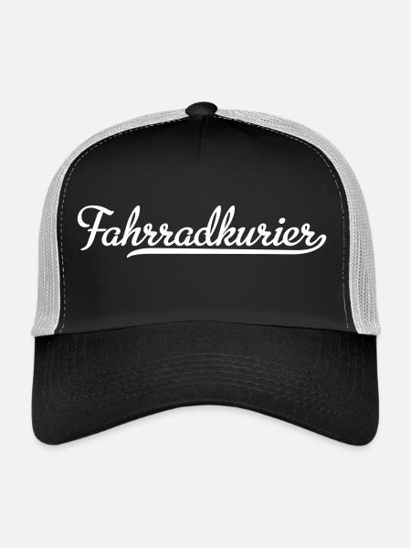 Fahrradkurier - Trucker Cap - Schwarz/Steingrau