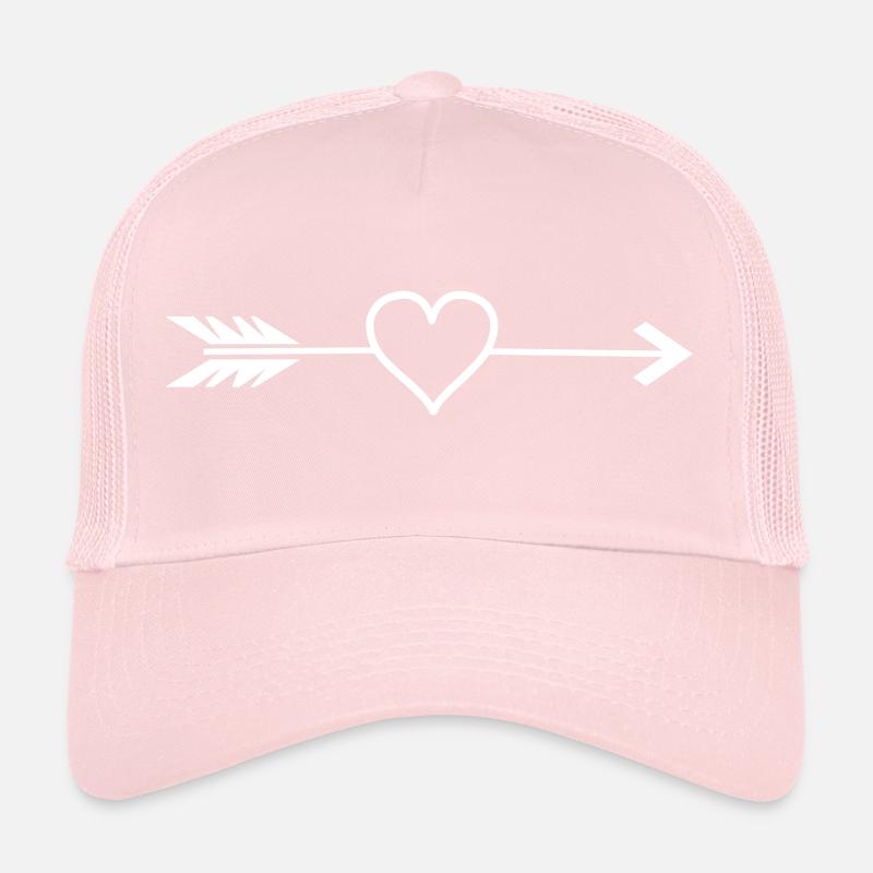 Flèche Coeur Casquette trucker 