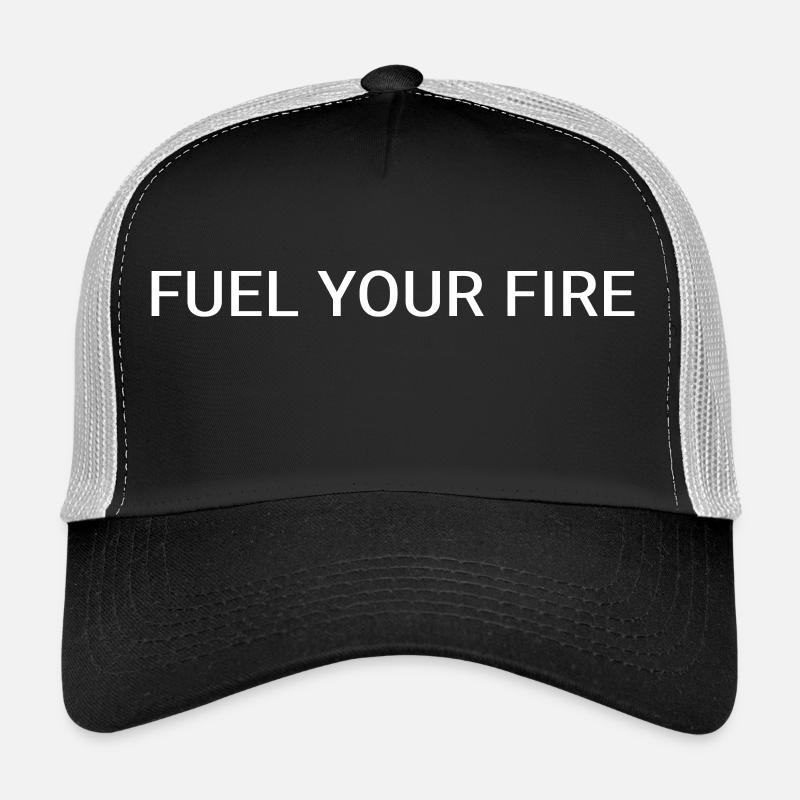 Alimentez votre devis d’incendie - Casquette trucker  - noir/gris pierre