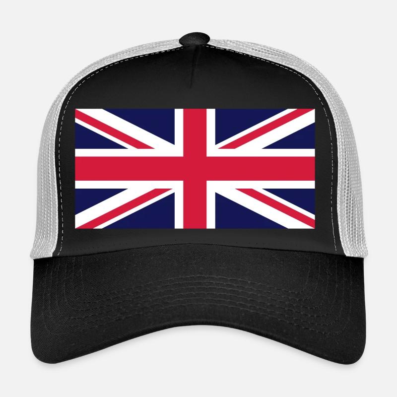 UNION JACK 2 - Trucker Cap - black/stone grey