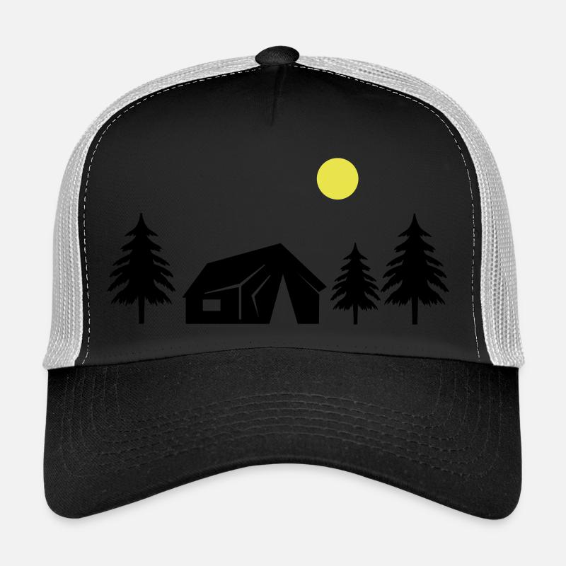 hut in the forest Trucker Cap
