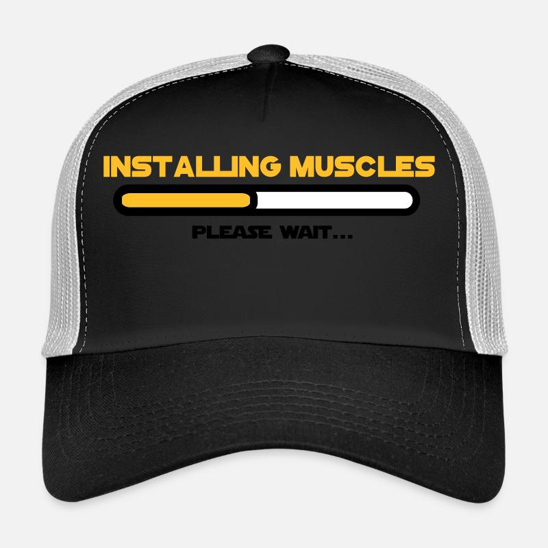 installing muscles 2 Casquette trucker 