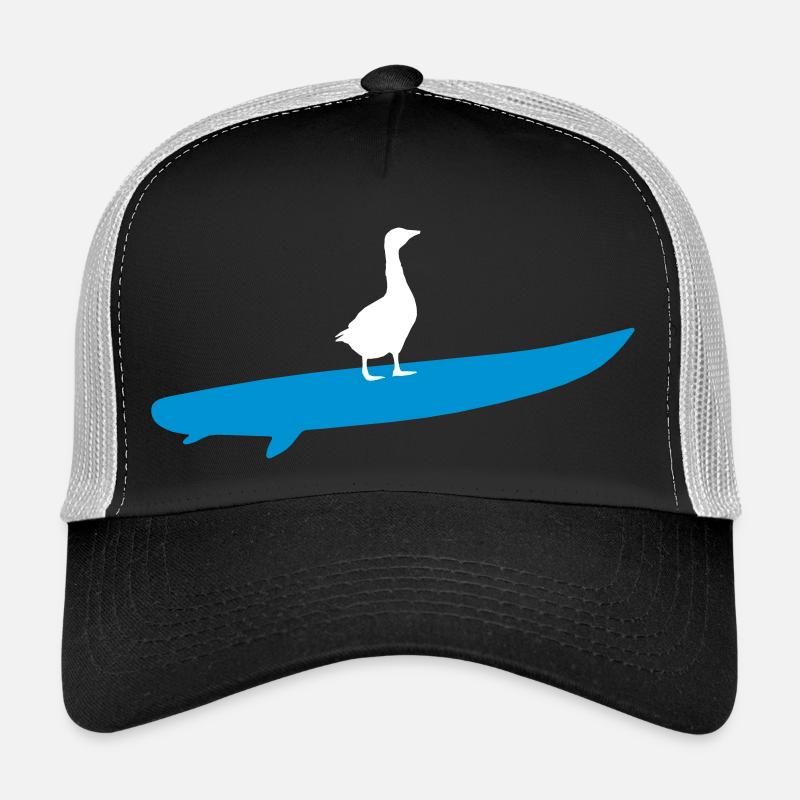 Surfende Gans Silhouette Trucker Cap