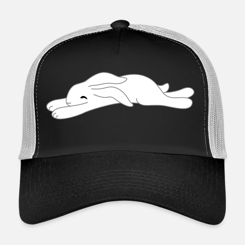fatigué lapin - Casquette trucker  - noir/gris pierre