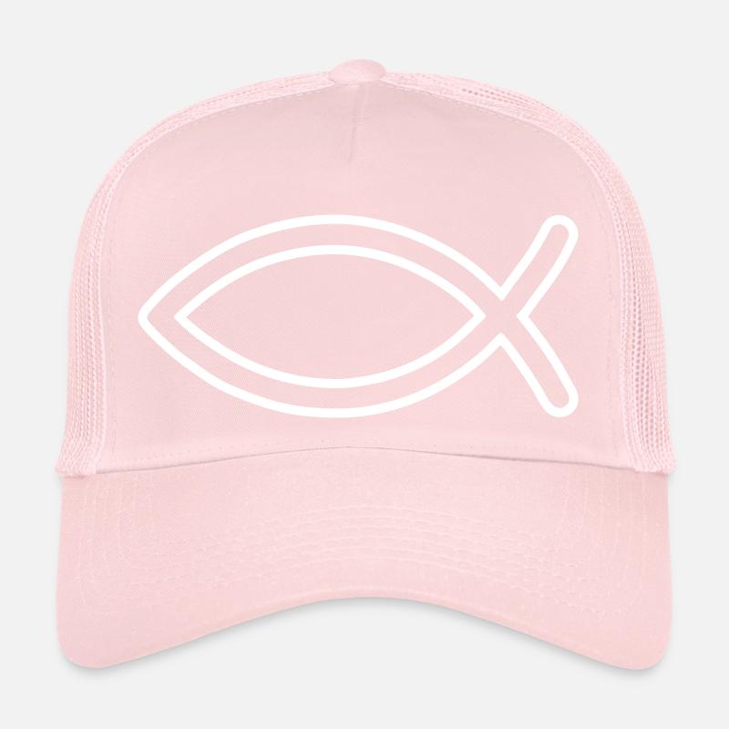 Symbole du poisson de Jésus Casquette trucker 