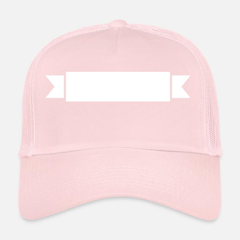 Zone de texte de la bannière Casquette trucker 