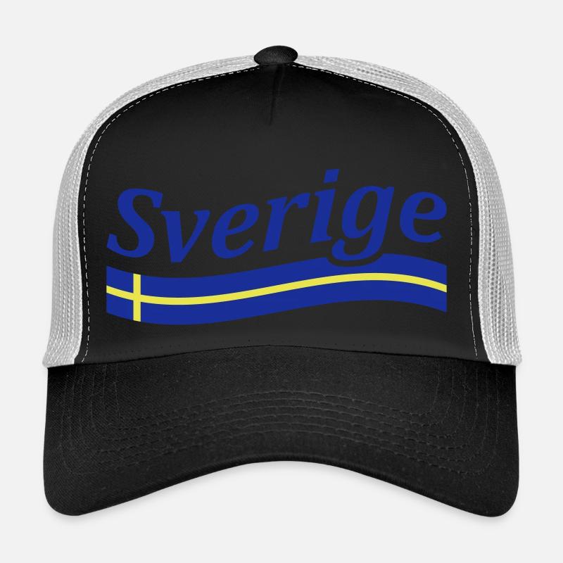 Drapeau de la Suède Casquette trucker 