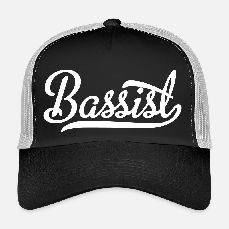 Bassiste - Casquette trucker  - noir/gris pierre