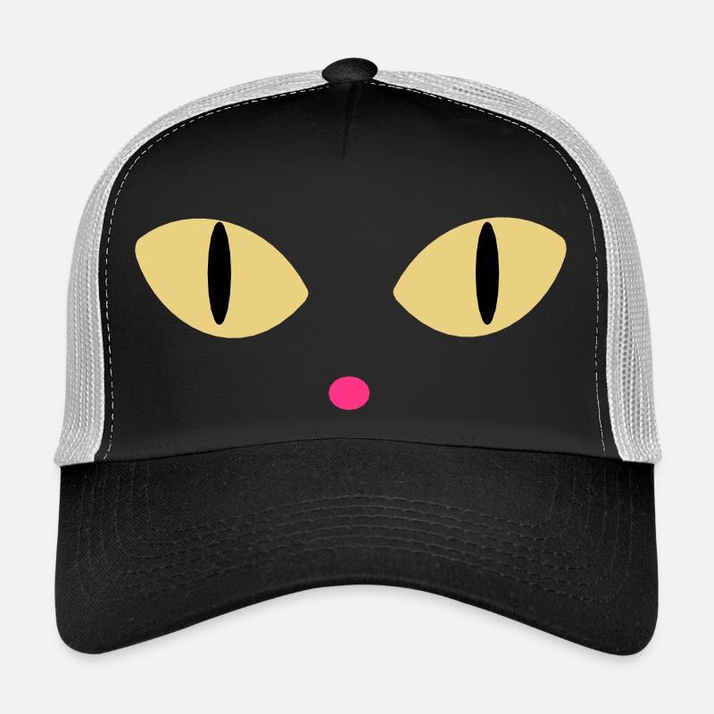 Yeux jaunes Casquette trucker 