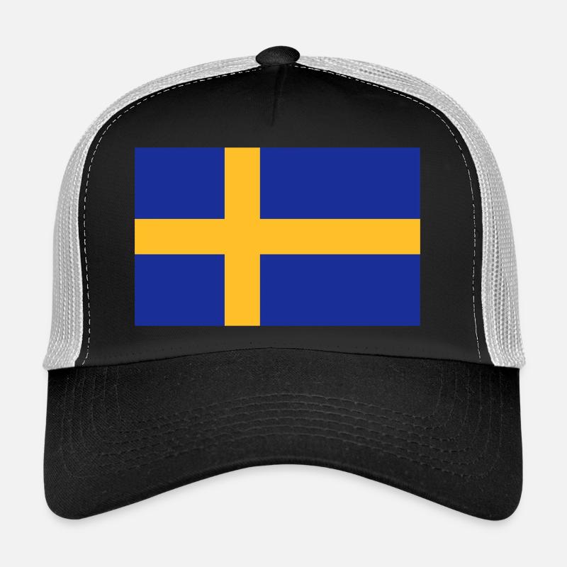 SCHWEDEN - Trucker Cap - Schwarz/Steingrau