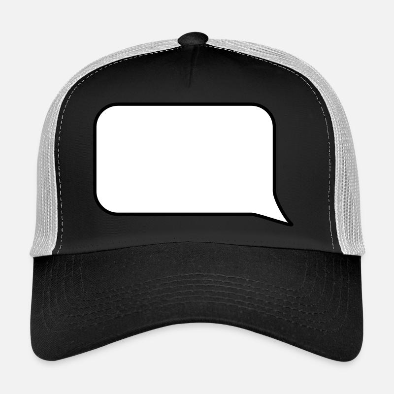 Sprechblase // Comic // Spruch machen // Aussage Trucker Cap