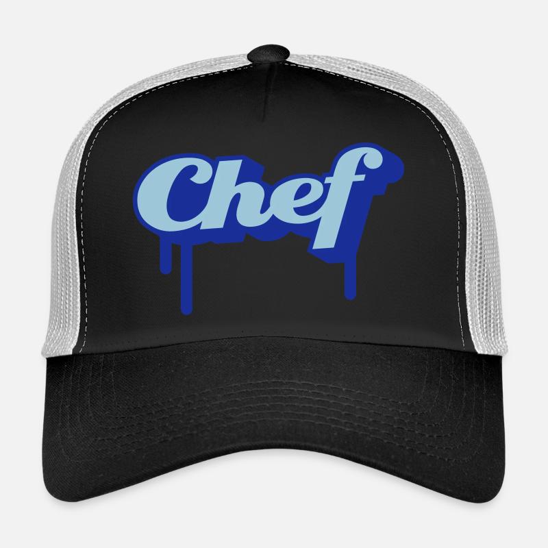 chef - Casquette trucker  - noir/gris pierre