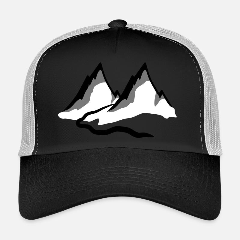 Schöne Berge Wanderweg Trucker Cap