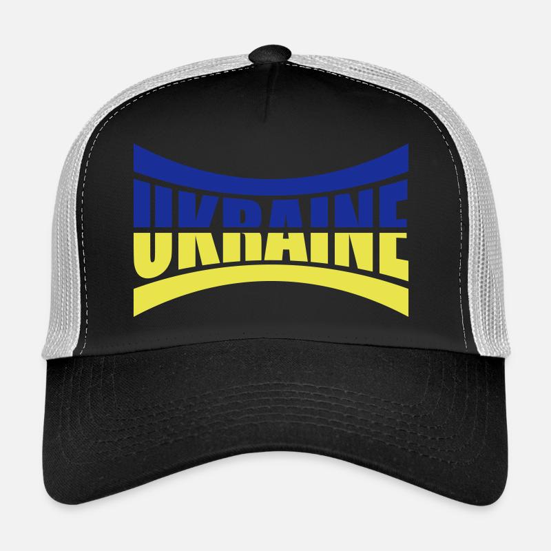 Flag Bar Ukraine Trucker Cap