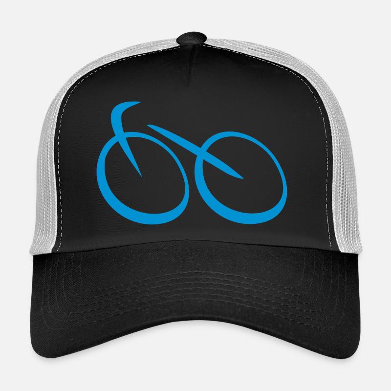 radsport - Trucker Cap - Schwarz/Steingrau