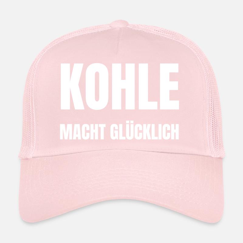 Le charbon rend heureux Casquette trucker 