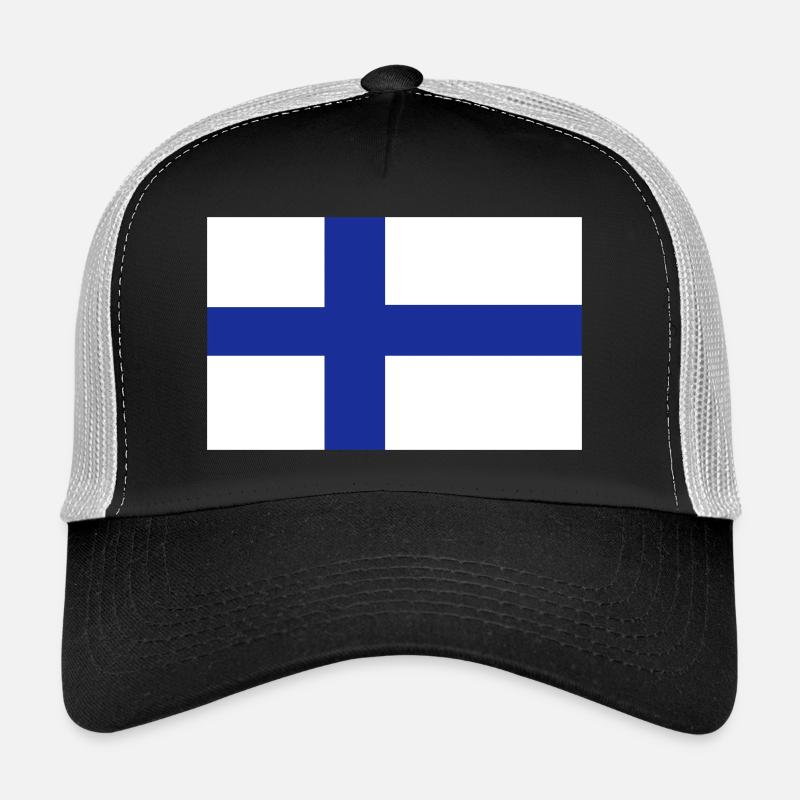 Finlande flag Casquette trucker 