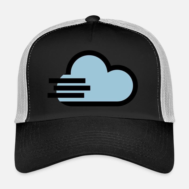 Icône de temps venteux Casquette trucker 