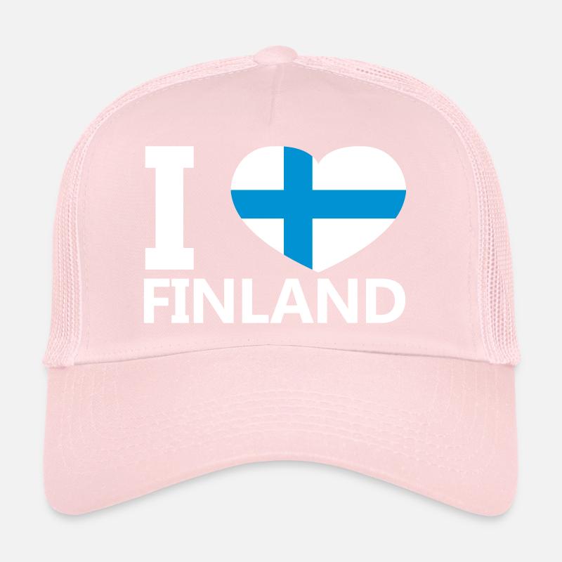 J'aime la Finlande Casquette trucker 