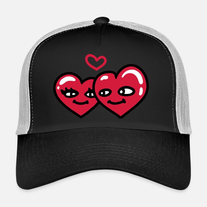 hearts in love Trucker Cap