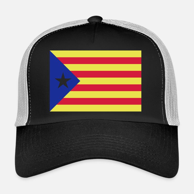 Catalunya Flag - Casquette trucker  - noir/gris pierre
