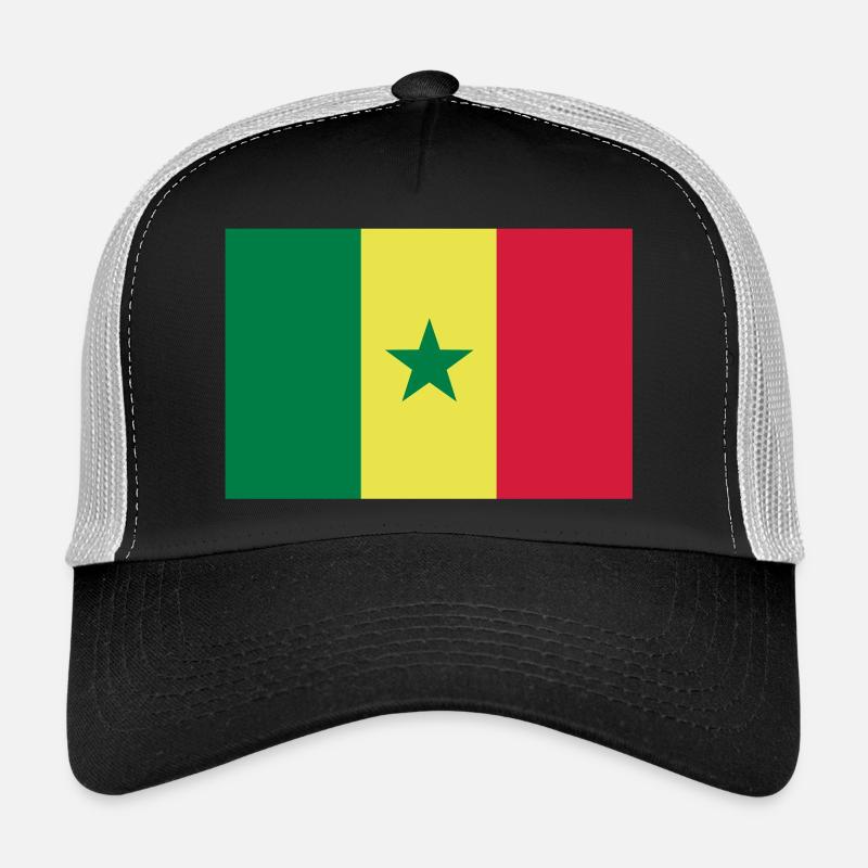 drapeau Sénégal - Senegal flag Casquette trucker 