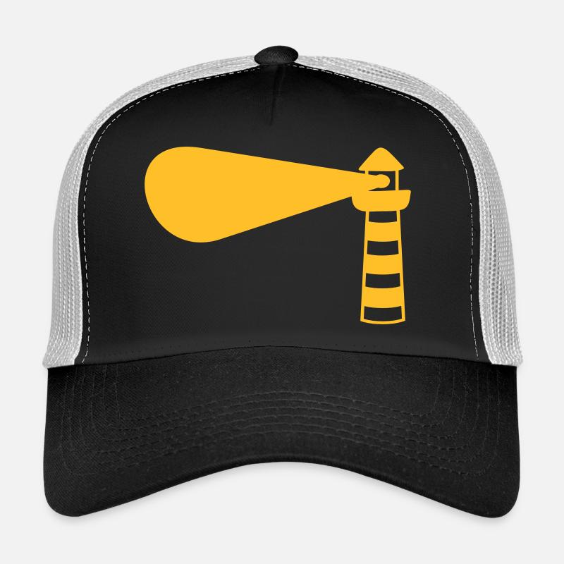 Light Tower Design - Casquette trucker  - noir/gris pierre