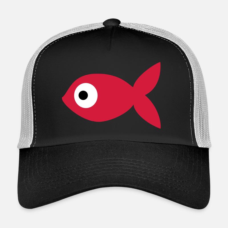 Goldfisch - Trucker Cap - Schwarz/Steingrau