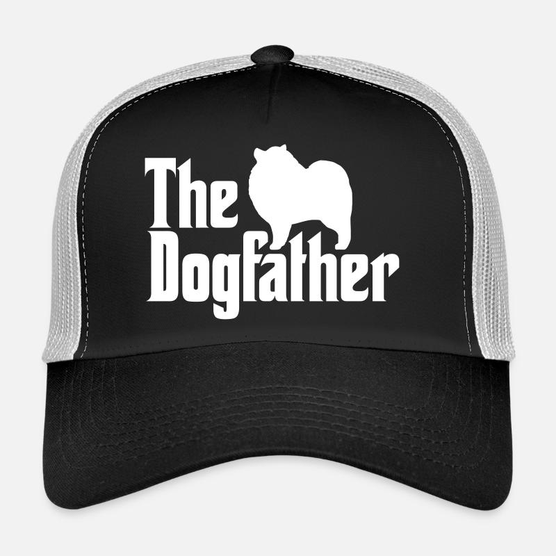 Keeshond Dogfather Trucker Cap