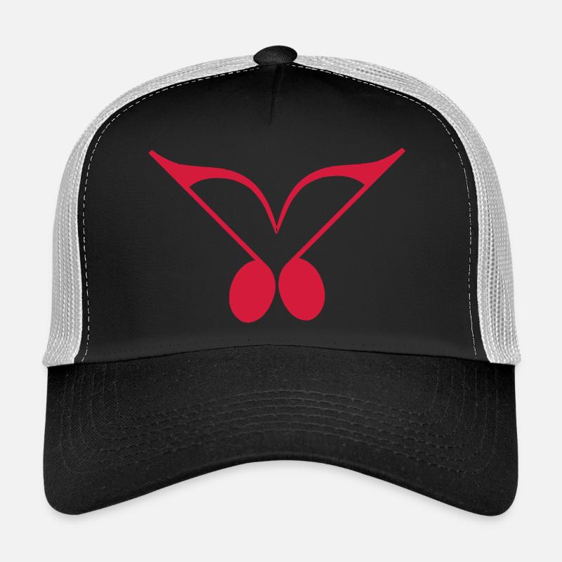 Musique Note d'amour - Casquette trucker  - noir/gris pierre