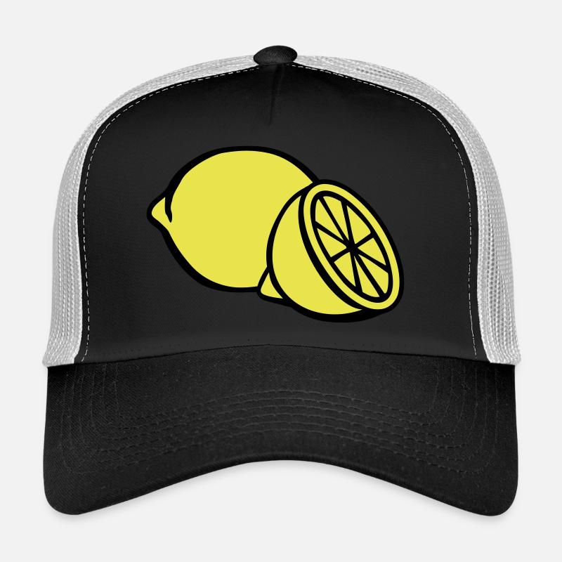 Lemon - Trucker Cap - black/stone grey