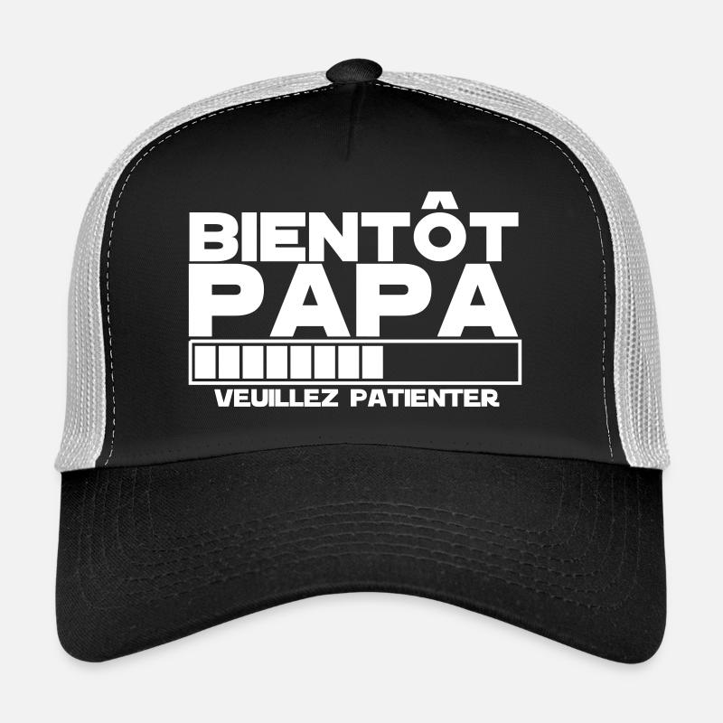 bientôt papa Casquette trucker 