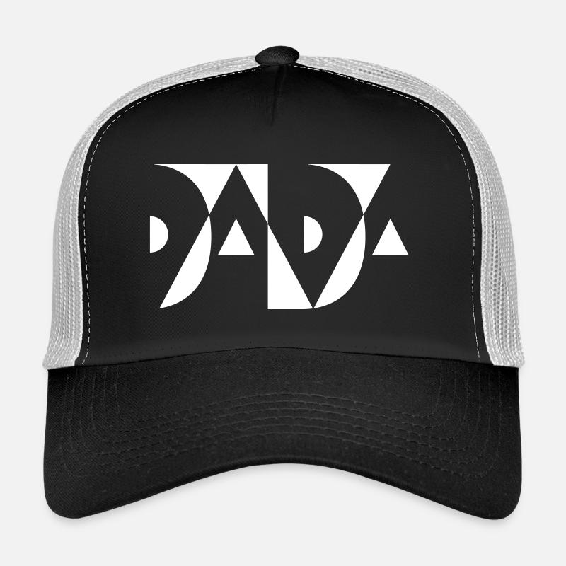DADA mit Farbauswahl - Trucker Cap - Schwarz/Steingrau