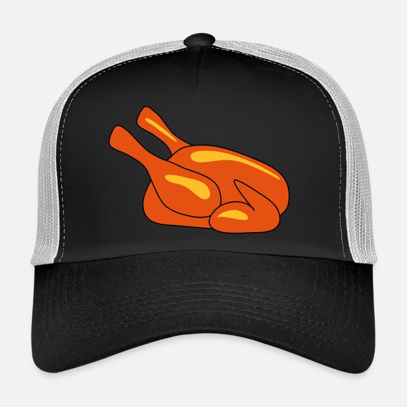 Hähnchen - Trucker Cap - Schwarz/Steingrau