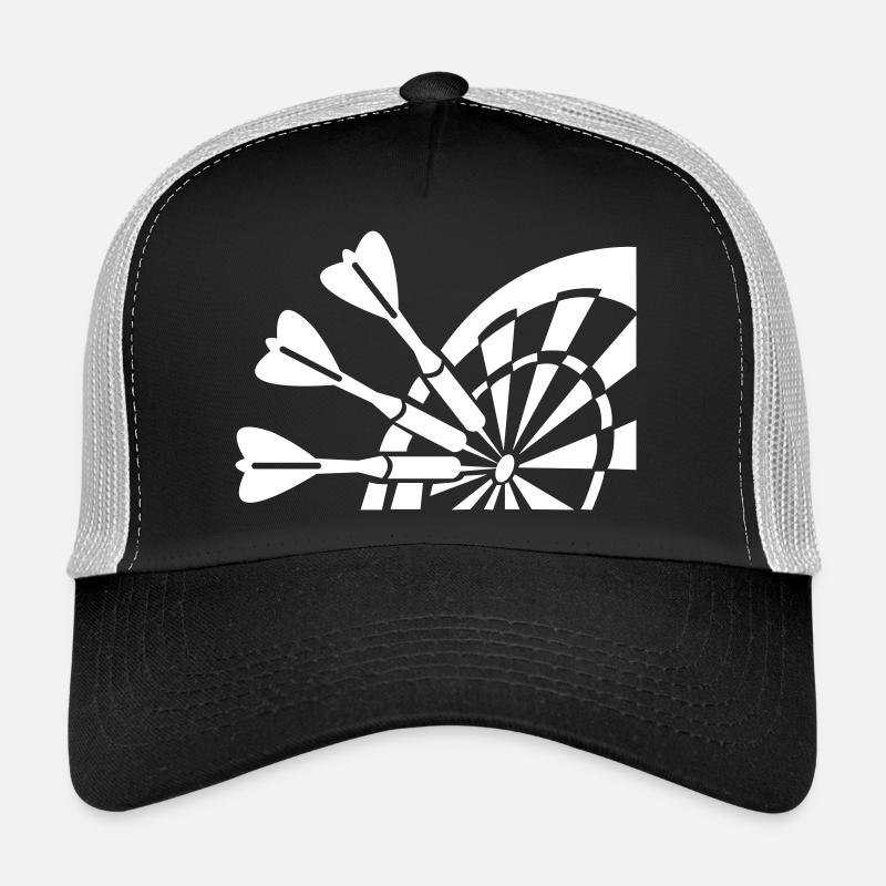 Dart - Trucker Cap - Schwarz/Steingrau
