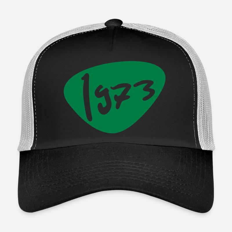 1973 - Trucker Cap - Schwarz/Steingrau