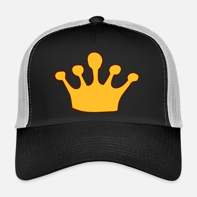 Gemalte Cartoon Krone Trucker Cap