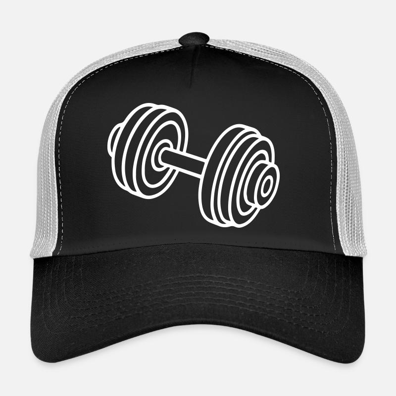 Dumbbell Weights Icon Trucker Cap
