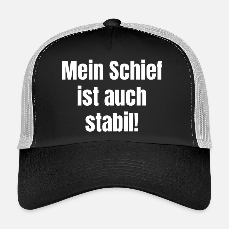 Mon tordu est aussi stable ! Casquette trucker 