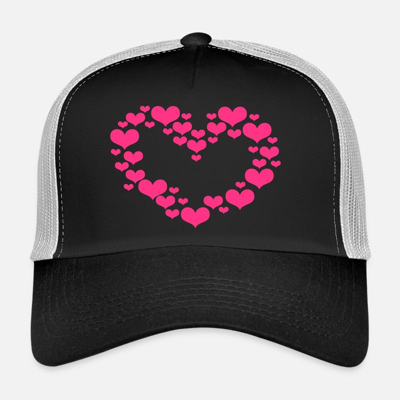 Herz aus Herzen - Trucker Cap - Schwarz/Steingrau
