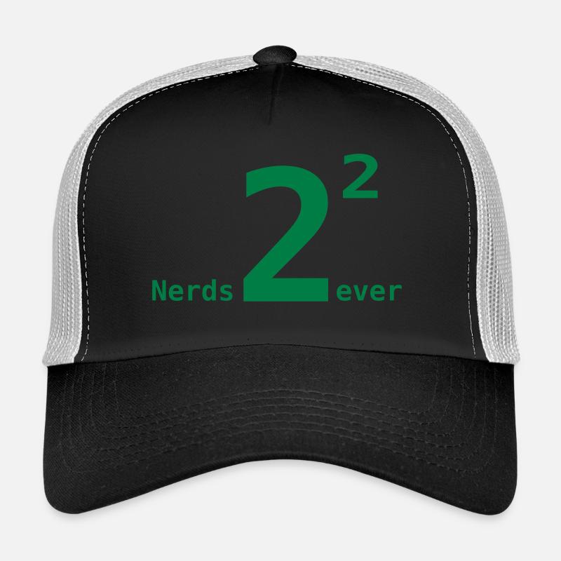 Nerds for ever - Trucker Cap - Schwarz/Steingrau