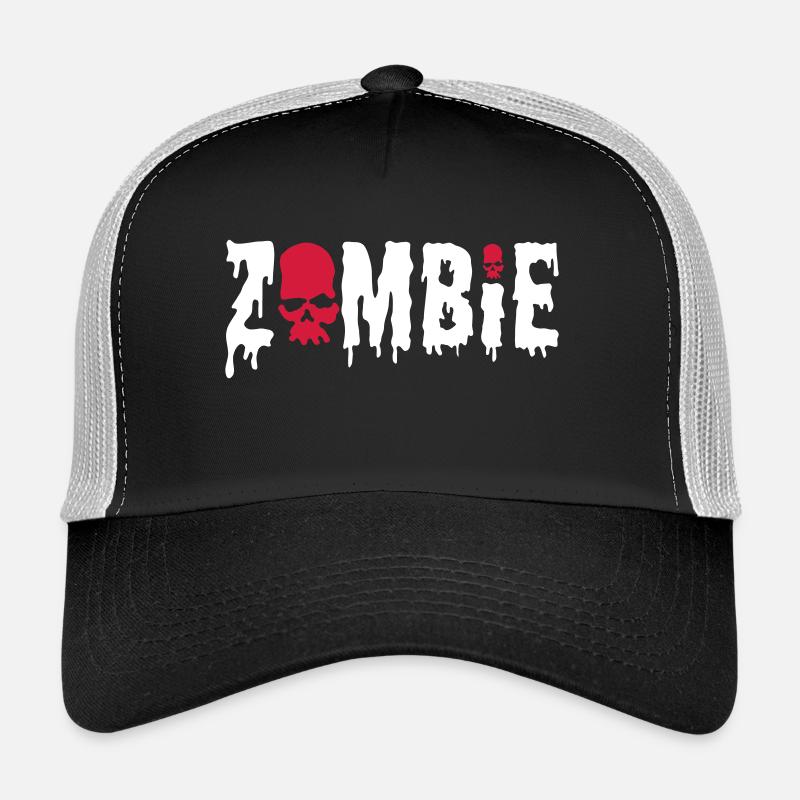 zombie + skull Casquette trucker 