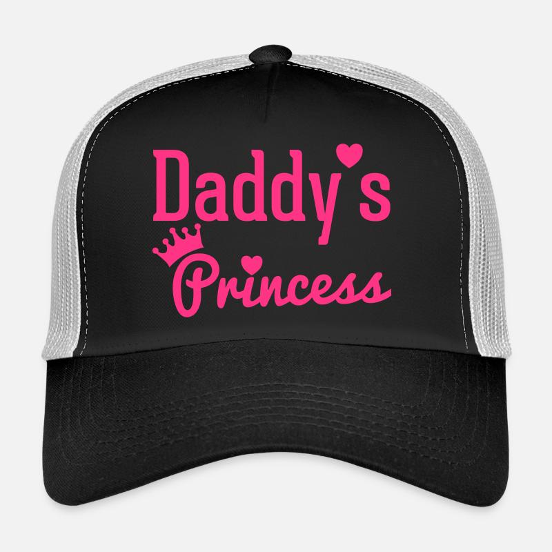 Daddy's Princess - Casquette trucker  - noir/gris pierre