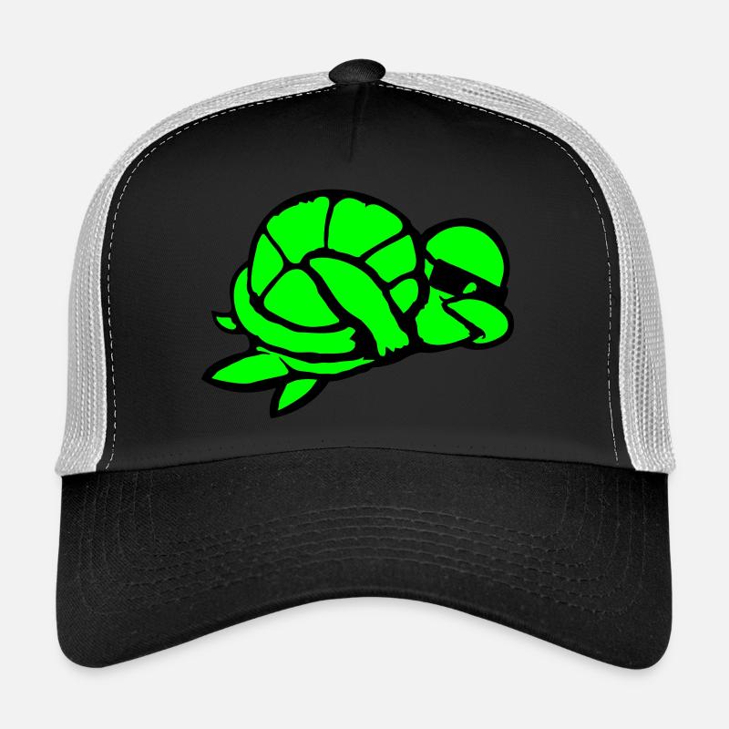 Tortue d’eau Dabbing Dab Dance Lunettes de soleil Casquette trucker 