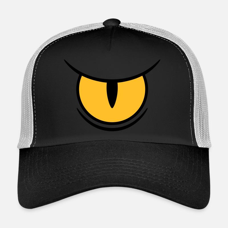 Big Reptile's Eye - Trucker Cap - Schwarz/Steingrau