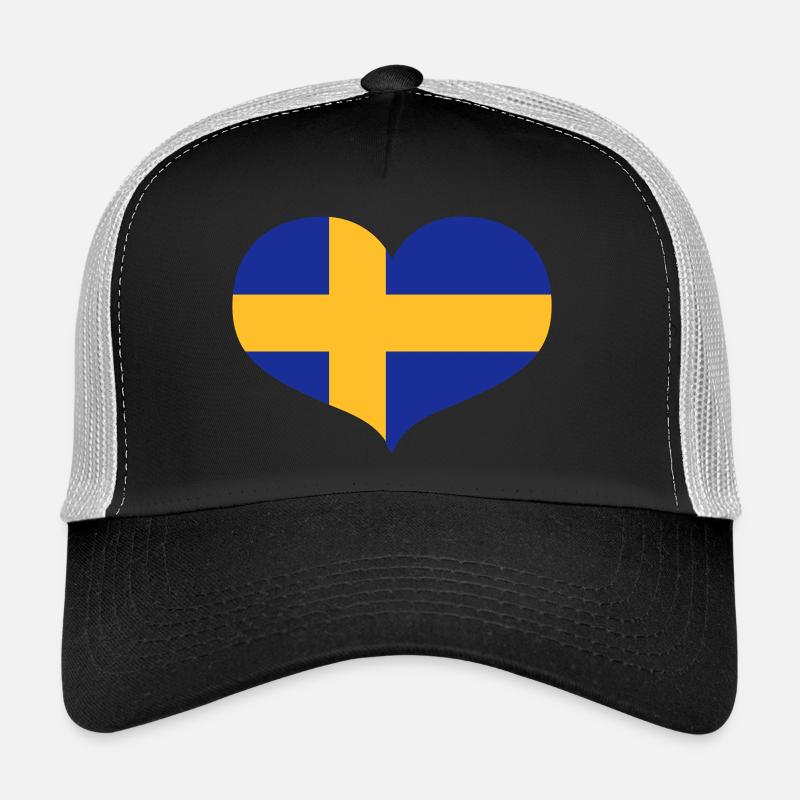 Swedish Love - Trucker Cap - black/stone grey