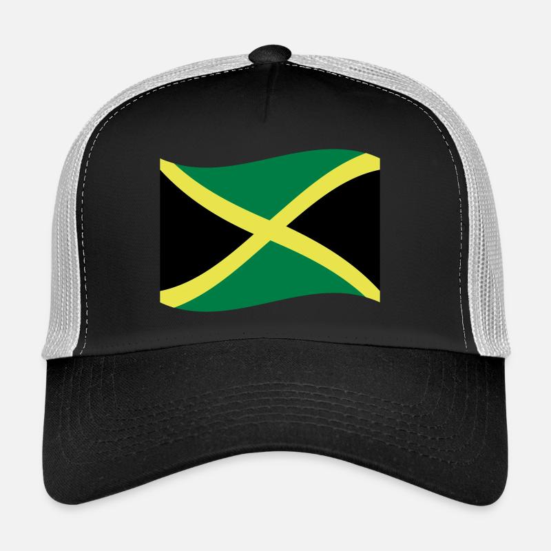 Jamaika - Trucker Cap - Schwarz/Steingrau