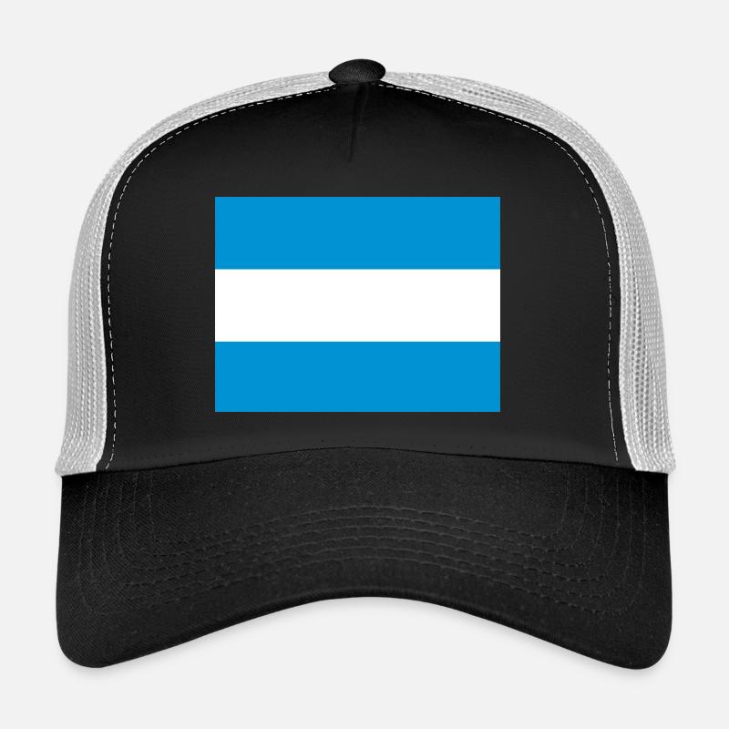 fahne_argentinien - Trucker Cap - Schwarz/Steingrau