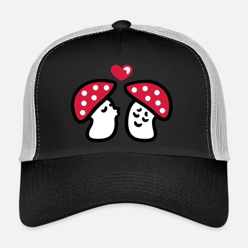 amour champignons 3 Casquette trucker 